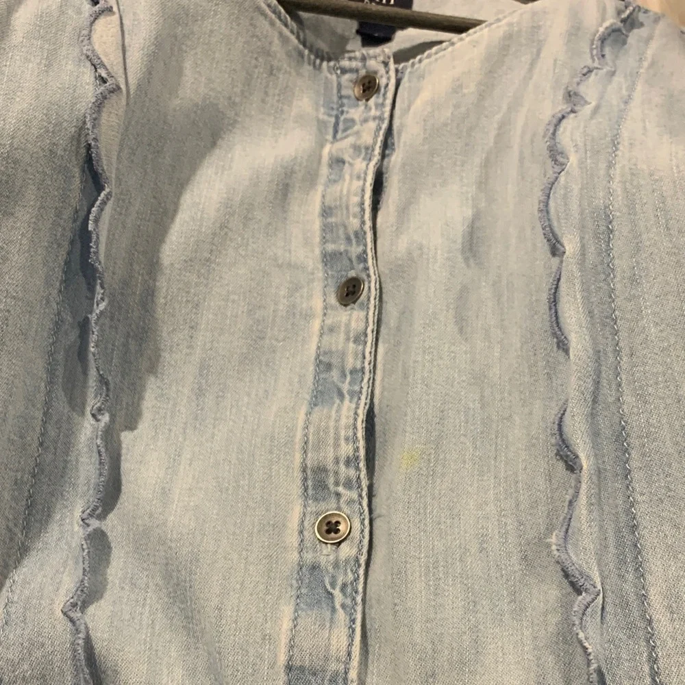 GAP Sky Blue Button-Down Dress size M